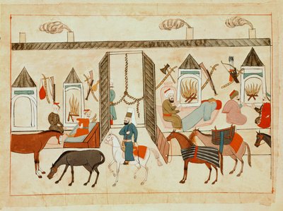 Ms 1671 Interno del Palazzo del Sultano a Istanbul, c.1580 da Islamic School